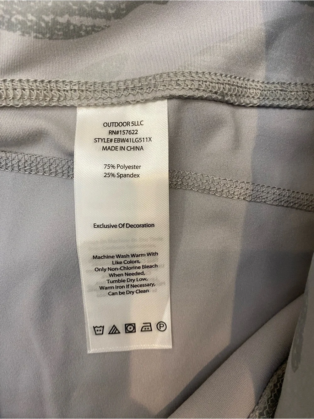 Eddie Bauer High Point Compression Gray Camo Leggings - Women's Plus Size 1X